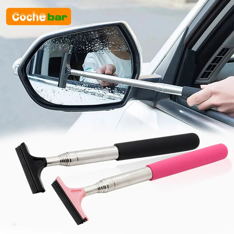 Telescopic Car Window & Mirror Wiper | Extendable Glass Cleaning Tool
