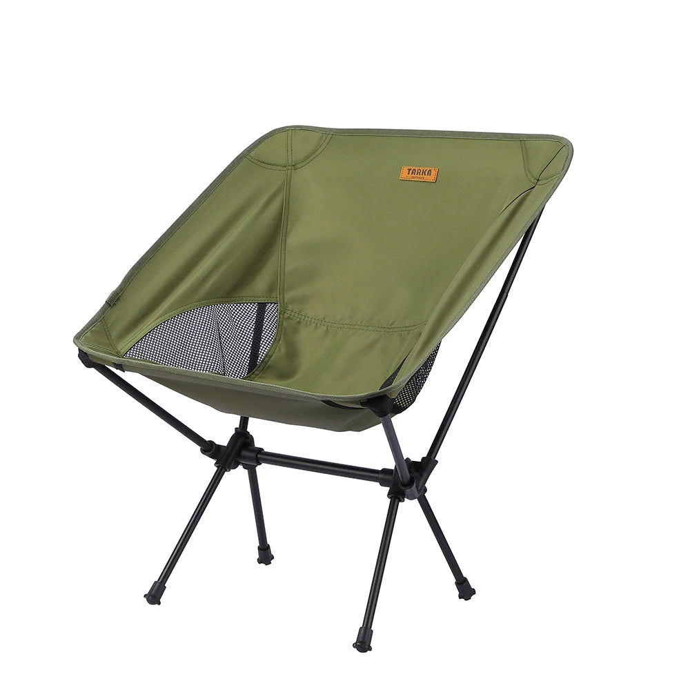 TARKA Ultralight Folding Camping Chair | 900g Portable Moon Chair