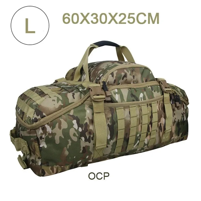 45L–80L MOLLE Camping Backpack | Large Capacity Hiking & Travel Rucksack