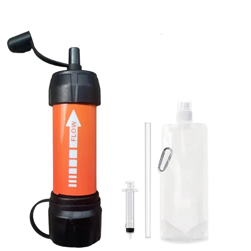 Portable Emergency Water Filter | Compact Hiking & Camping Purifier