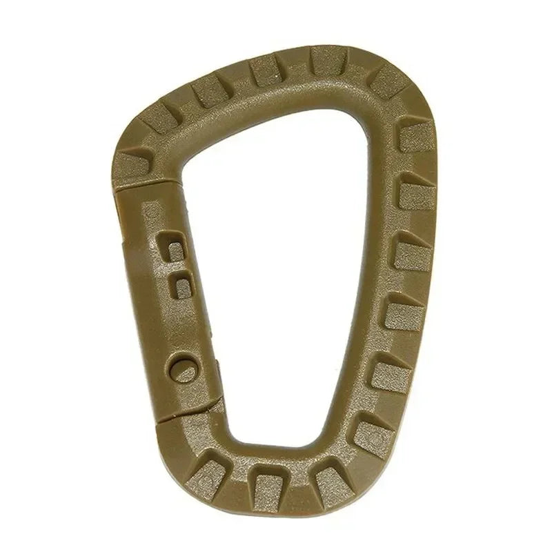 Tactical D-Ring Gear Carabiner Clip | 40kg Rated Accessory Hook