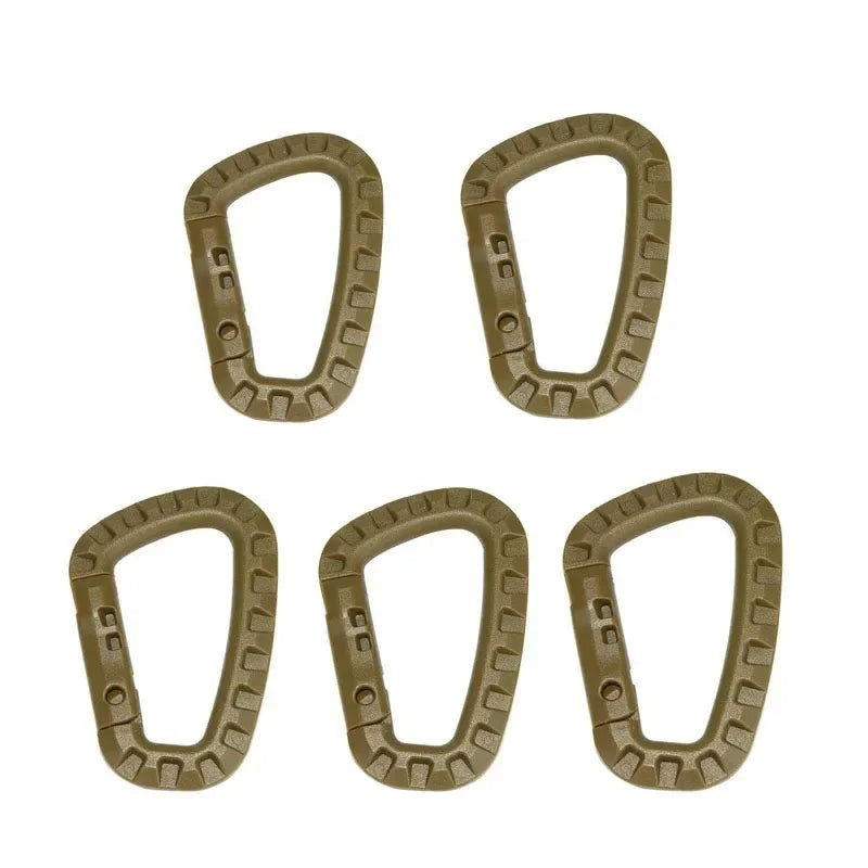 Tactical D-Ring Gear Carabiner Clip | 40kg Rated Accessory Hook