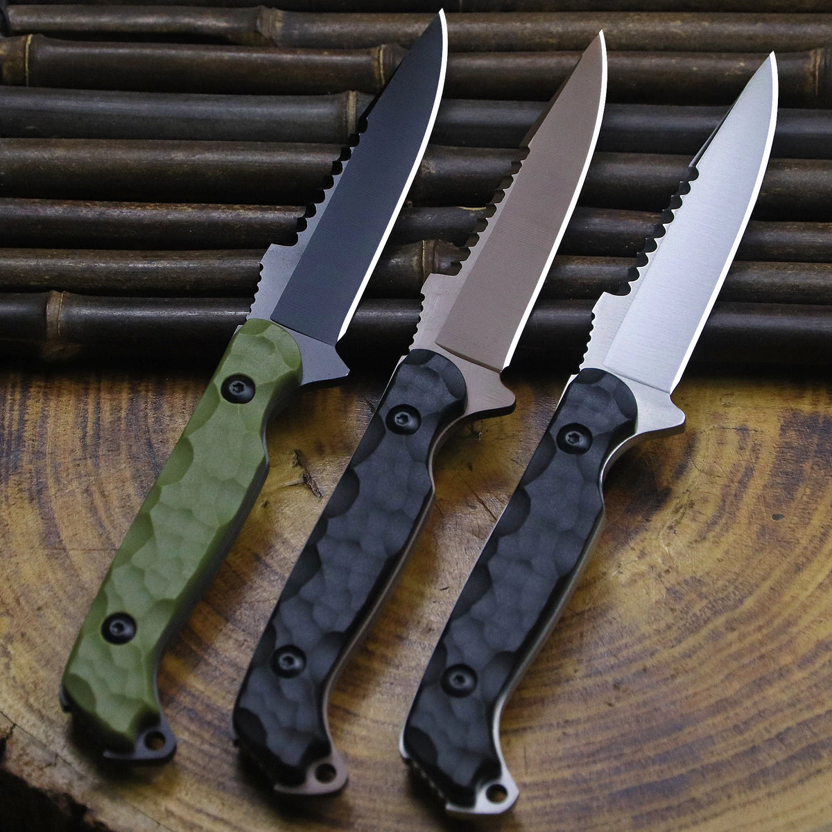 WPKOPYA 440C Fixed Blade Knife | 3 Styles | Compact Outdoor Knife with Sheath