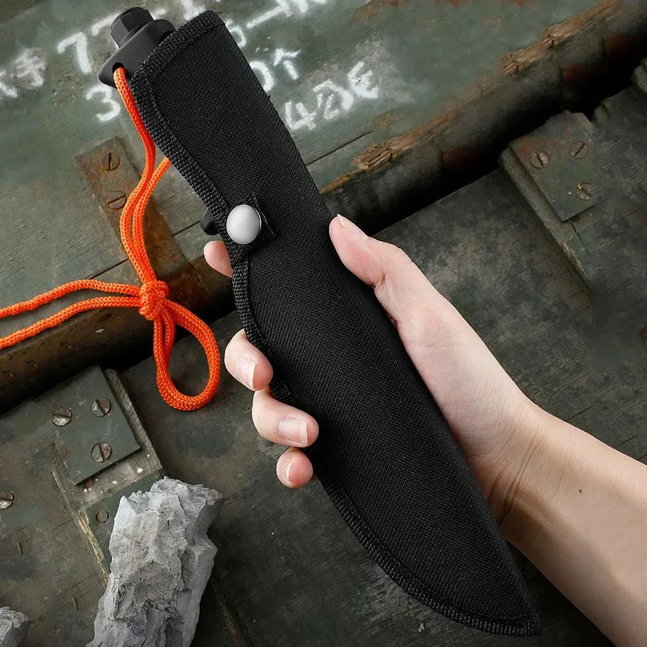 Fixed Blade Outdoor Utility Knife | 9.8cm Stainless Steel Blade