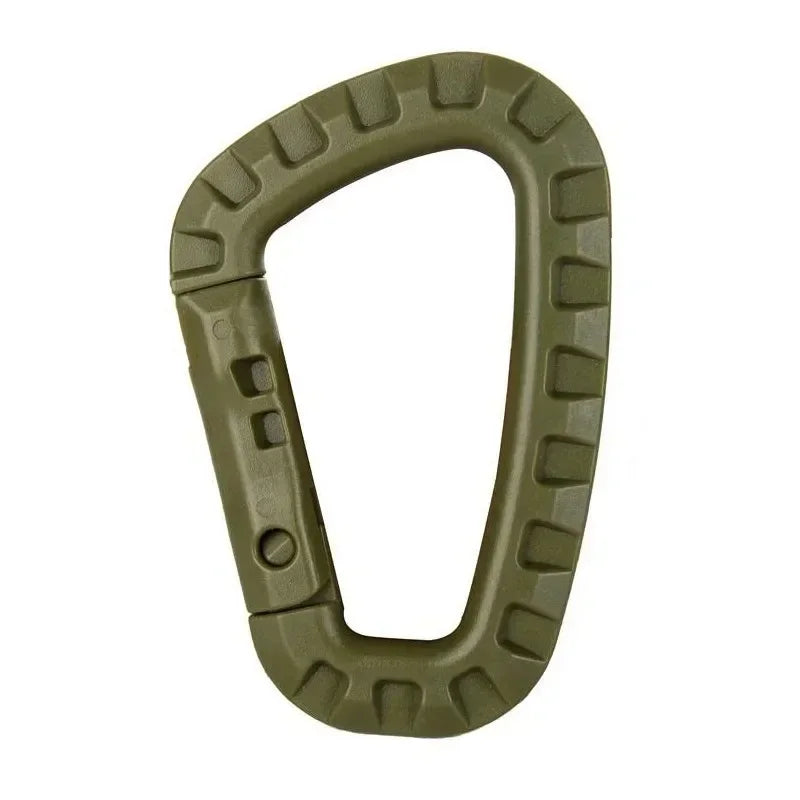 Tactical D-Ring Gear Carabiner Clip | 40kg Rated Accessory Hook