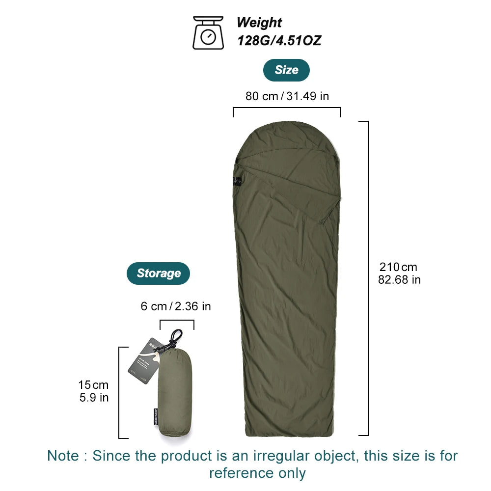 Ultralight Sleeping Bag Liner | Compact Camping & Travel Sleep Sack