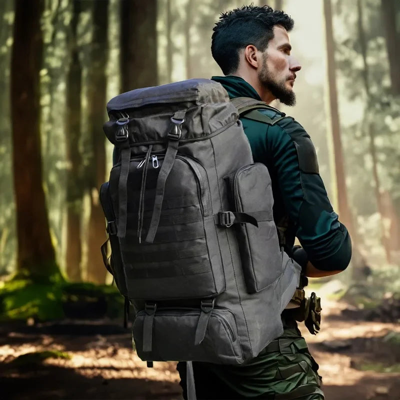 Thuram 80L/100L Large Hiking Backpack | Oxford Camping & Travel Pack