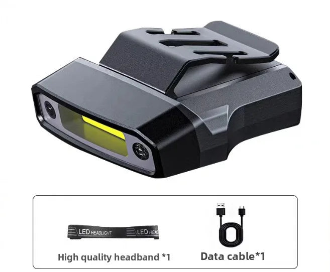 Rechargeable Hat Clip Light | 180LM Sensor LED Camping & Work Light