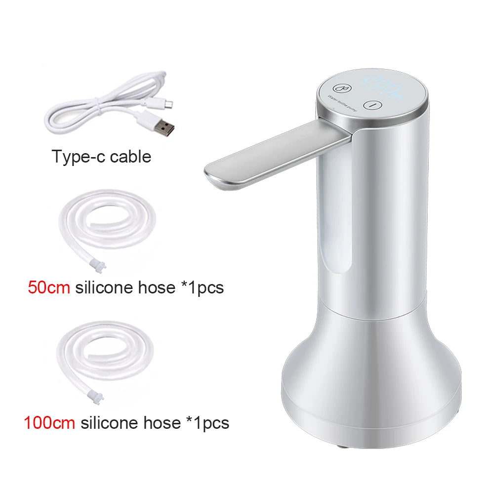 Raugee Rechargeable Water Bottle Pump | Foldable 4.5–18.9L Dispenser