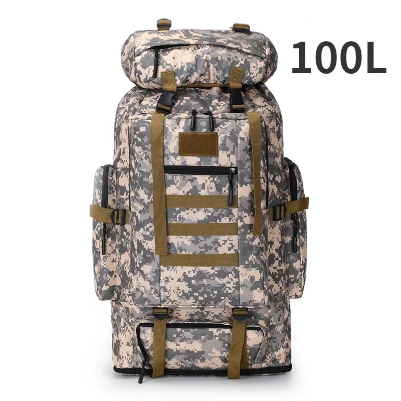 Thuram 80L/100L Large Hiking Backpack | Oxford Camping & Travel Pack