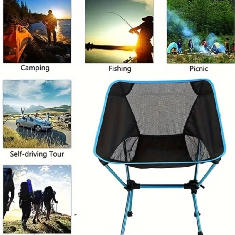 Ultralight Aluminium Folding Camping Chair | 159kg Capacity