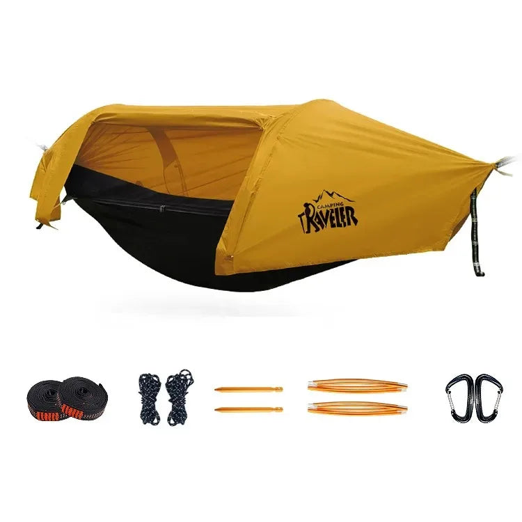 3-in-1 Camping Hammock Tent | Mosquito Net & 3000mm Rainfly