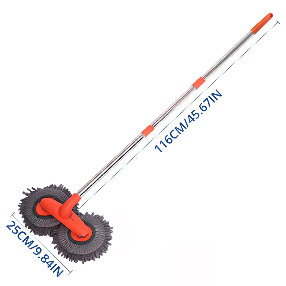 Long-Handle Microfibre Car Wash Mop | 113cm Vehicle Cleaning Brush