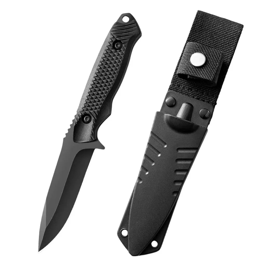 Portable Fixed Blade Utility Knife with Sheath | 9.2cm Steel Blade