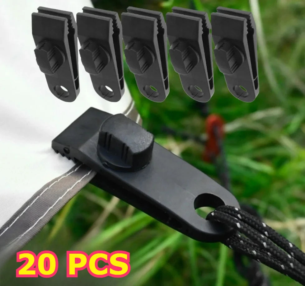 Heavy-Duty Locking Tarp Clips | 5–20 Pack