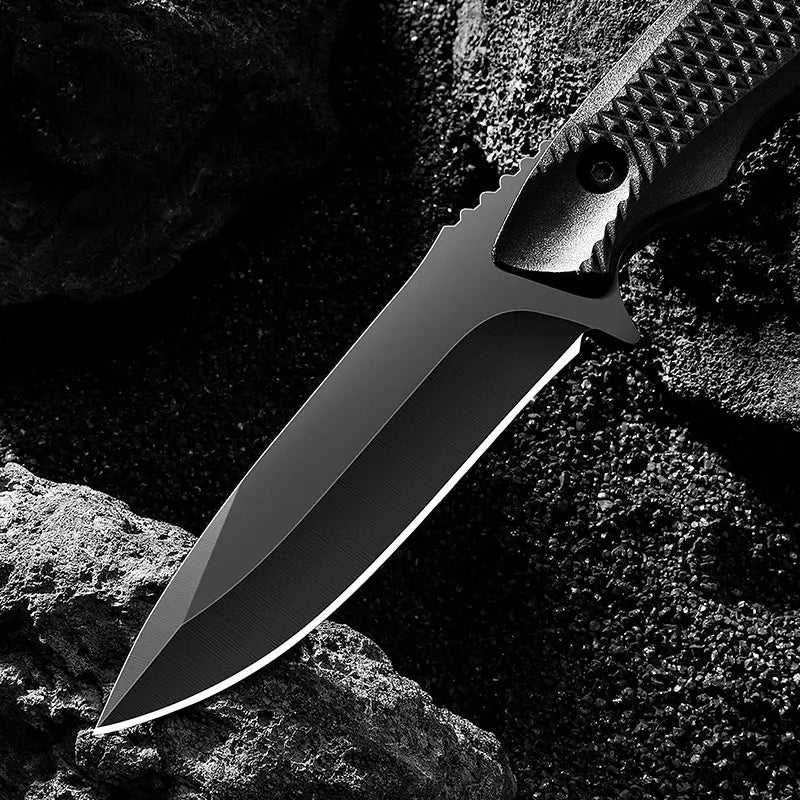 Portable Fixed Blade Utility Knife with Sheath | 9.2cm Steel Blade