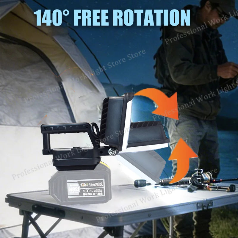 18V LED Work Light | Makita-Compatible Battery Spotlight & Floodlight