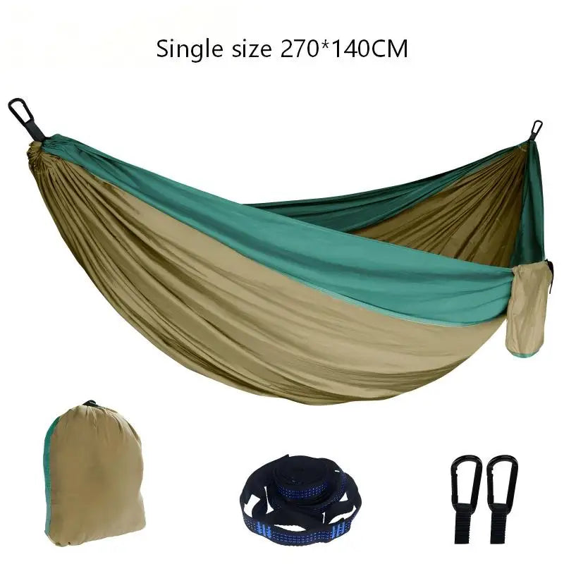 Portable Anti-Rollover Camping Hammock | Single & Double Size