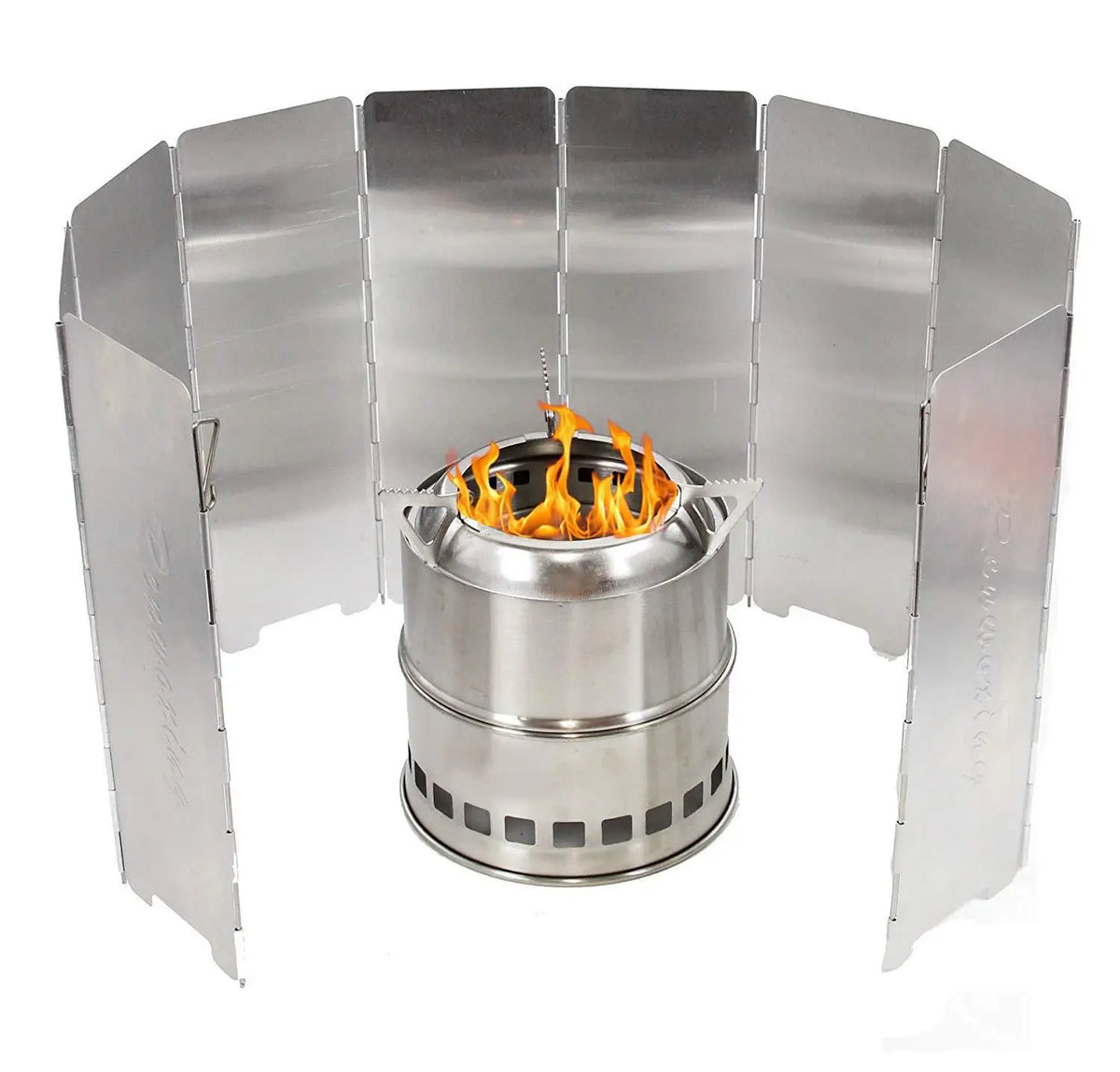Folding Camping Stove Windshield | Aluminium Cooking Wind Screen