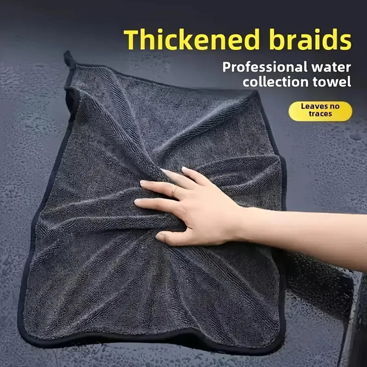 Oversized Microfibre Car Drying Towel | High-Absorbency Cleaning Cloth