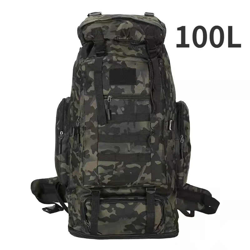 Thuram 80L/100L Large Hiking Backpack | Oxford Camping & Travel Pack