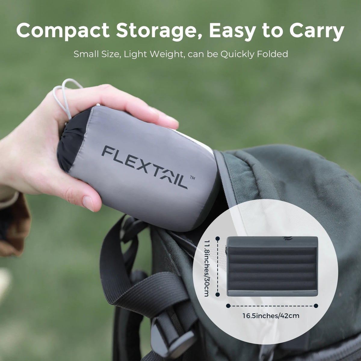 Ultralight Inflatable Camping Pillow | Ergonomic Compact Travel Pillow
