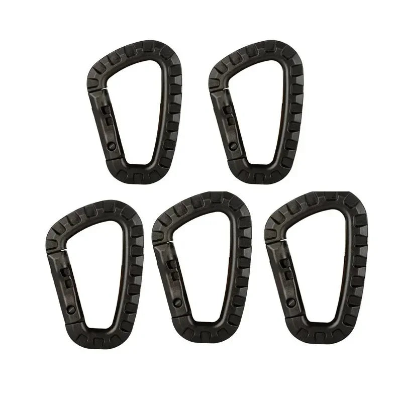 Tactical D-Ring Gear Carabiner Clip | 40kg Rated Accessory Hook
