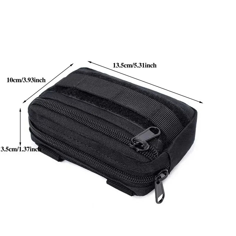 Tactical Molle Waist Pouch | Double-Layer EDC Utility Bag
