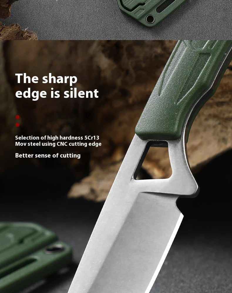 Mini EDC Neck Knife with Sheath & Chain | 5.5cm Stainless Steel Blade