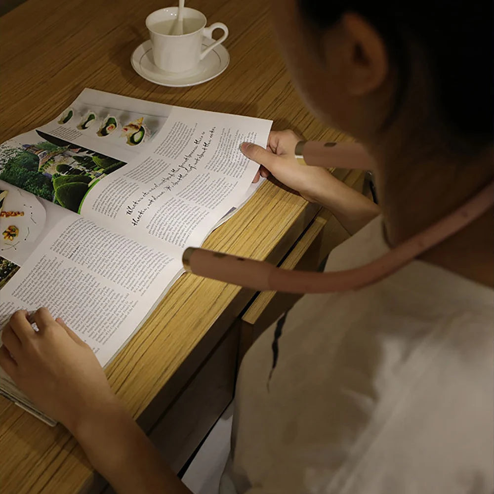 Rechargeable LED Neck Light | Flexible Hands-Free Reading & Camping Light