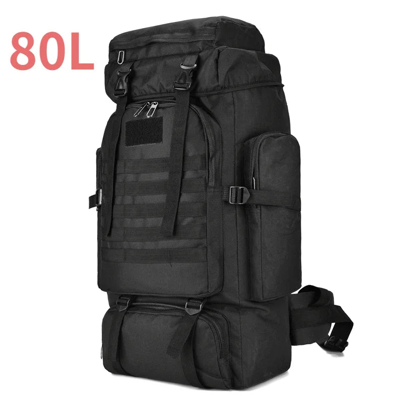 Thuram 80L/100L Large Hiking Backpack | Oxford Camping & Travel Pack