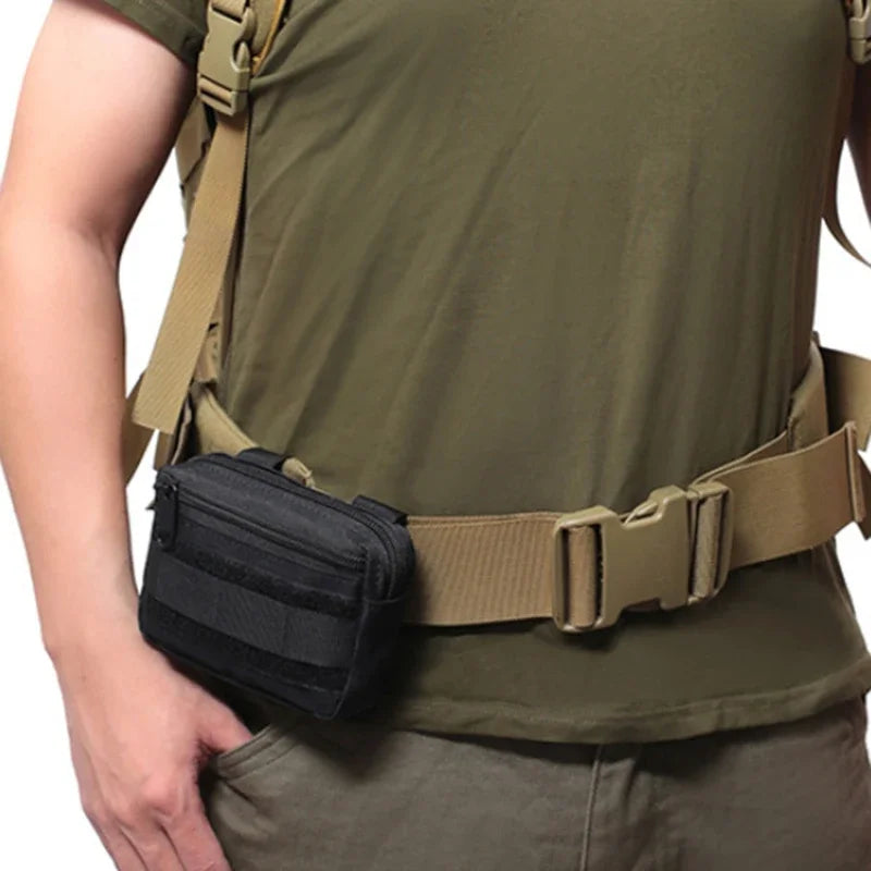 Tactical Molle Waist Pouch | Double-Layer EDC Utility Bag