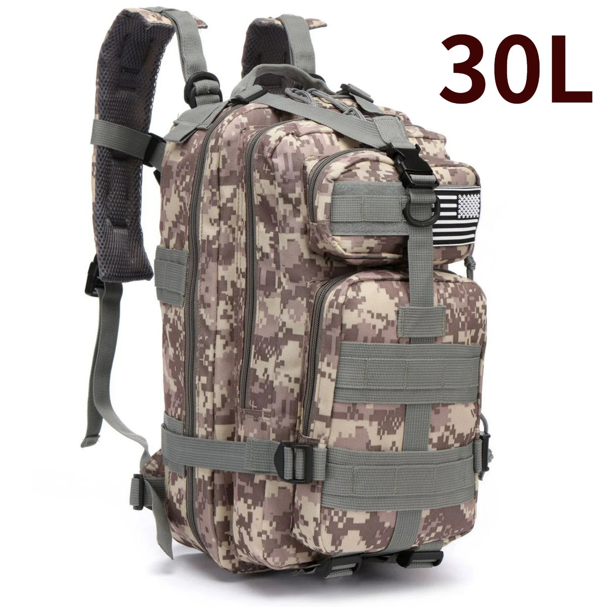 Thuram 30L/50L Outdoor Backpack | 1000D Nylon Hiking & Camping Pack