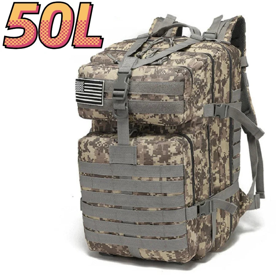 Thuram 30L/50L Outdoor Backpack | 1000D Nylon Hiking & Camping Pack
