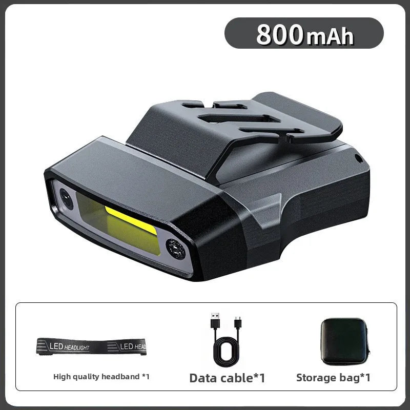 Rechargeable Hat Clip Light | 180LM Sensor LED Camping & Work Light