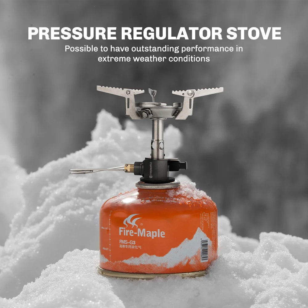 Fire-Maple GreenPeak II Camping Stove | 2600W Pressure-Regulated Gas Burner