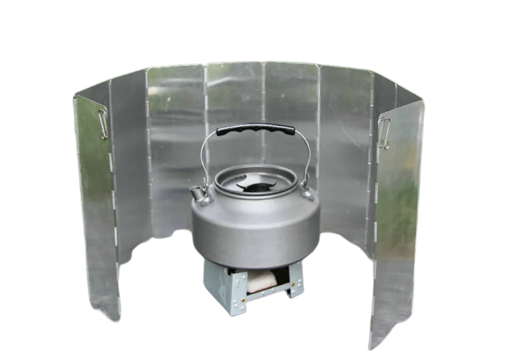 Folding Camping Stove Windshield | Aluminium Cooking Wind Screen