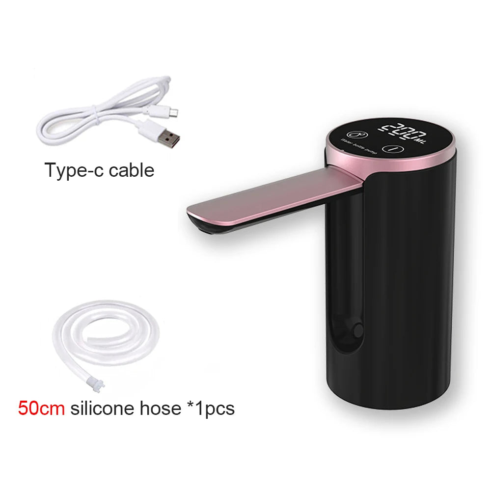 Raugee Rechargeable Water Bottle Pump | Foldable 4.5–18.9L Dispenser