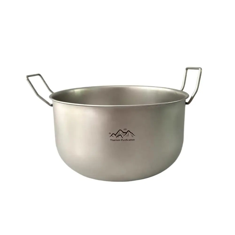 2L Titanium-Treated Camping Pot | Folding Handles