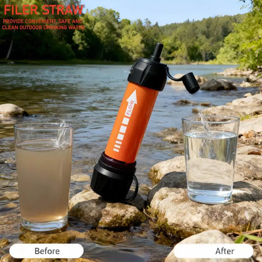 Portable Emergency Water Filter | Compact Hiking & Camping Purifier