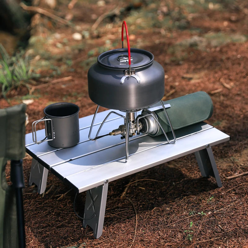 Ultralight Folding Aluminium Camping Table | Compact Roll-Up Outdoor Table