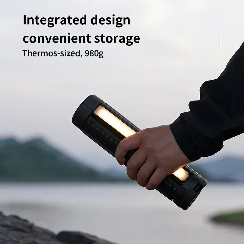 15600mAh Telescopic Camping Lantern | 3000LM Rechargeable LED Area Light