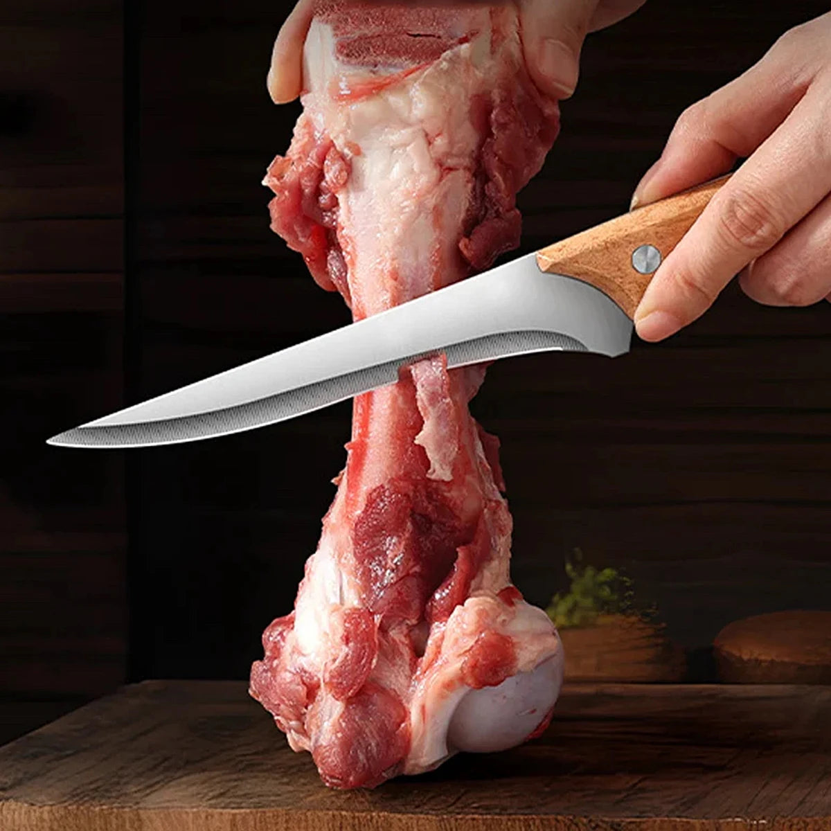 SHENJIU Stainless Steel Fillet & Boning Knife | 14.8cm Blade