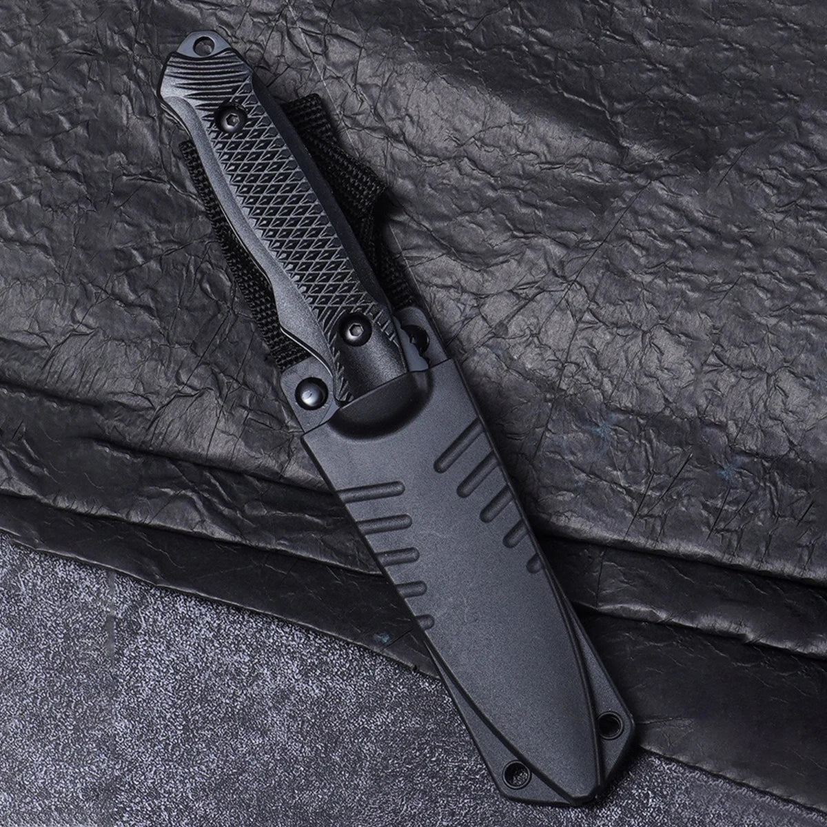 SHENJIU Black Blade Folding Utility Knife | 9.3cm Locking Blade