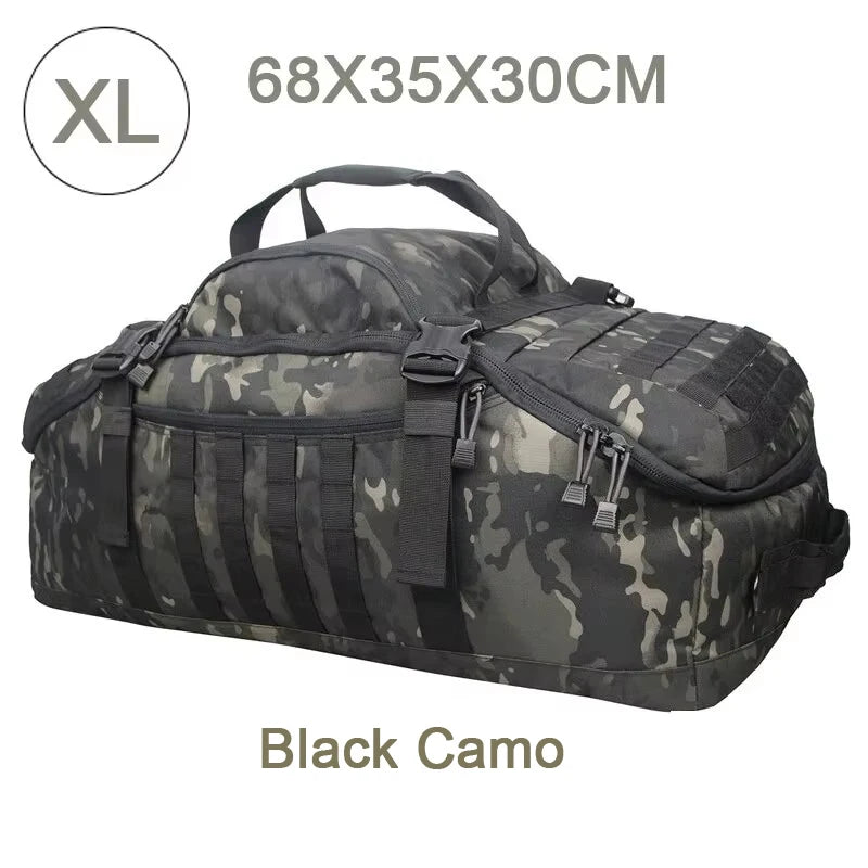 45L–80L MOLLE Camping Backpack | Large Capacity Hiking & Travel Rucksack