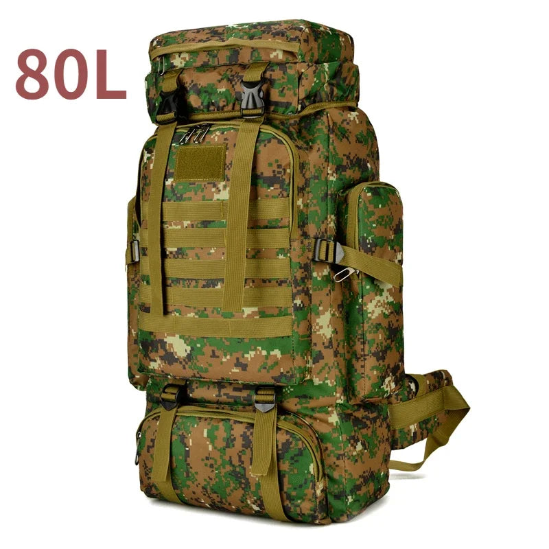Thuram 80L/100L Large Hiking Backpack | Oxford Camping & Travel Pack