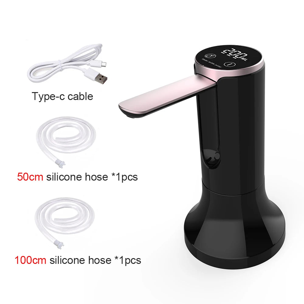 Raugee Rechargeable Water Bottle Pump | Foldable 4.5–18.9L Dispenser