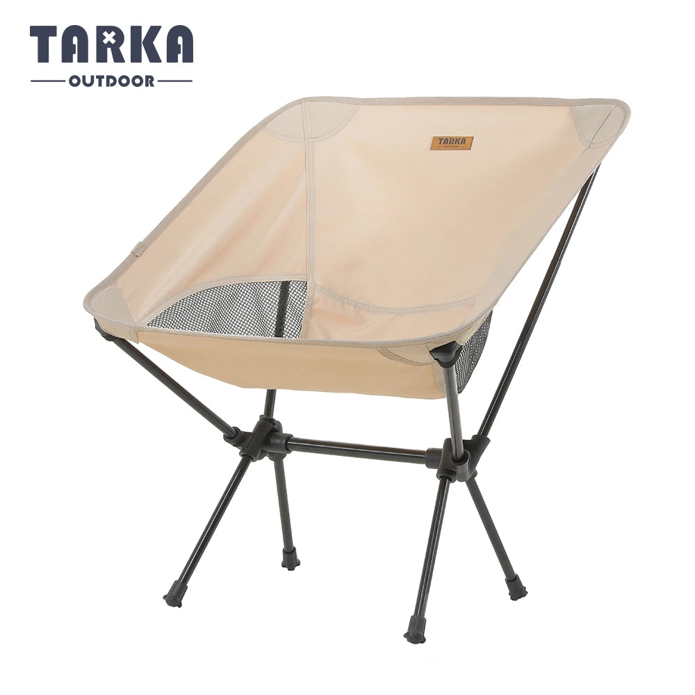 TARKA Ultralight Folding Camping Chair | 900g Portable Moon Chair