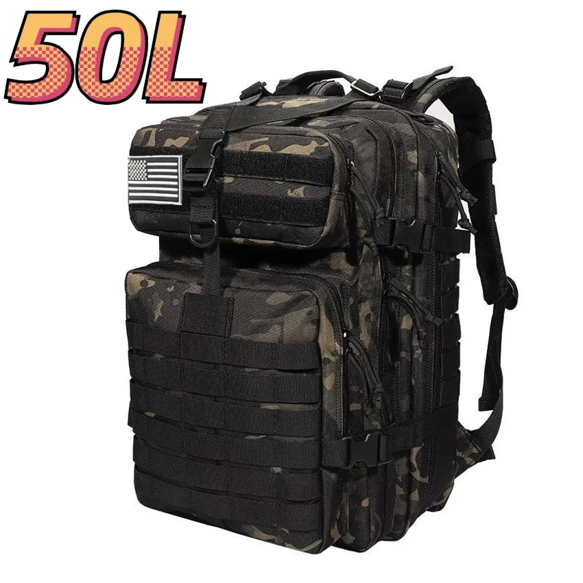 Thuram 30L/50L Outdoor Backpack | 1000D Nylon Hiking & Camping Pack