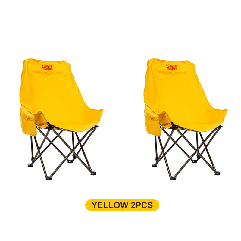 Portable Folding Moon Chair | Padded Camping & Outdoor Chair